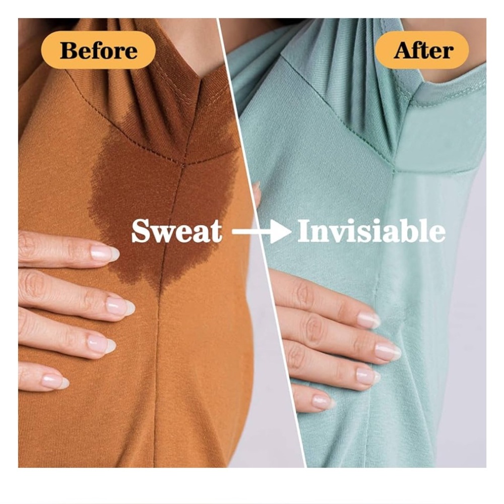 Underarm Sweat Pads 7 Packs of 10 Armpit Pads  Disposable Sweat Protection New